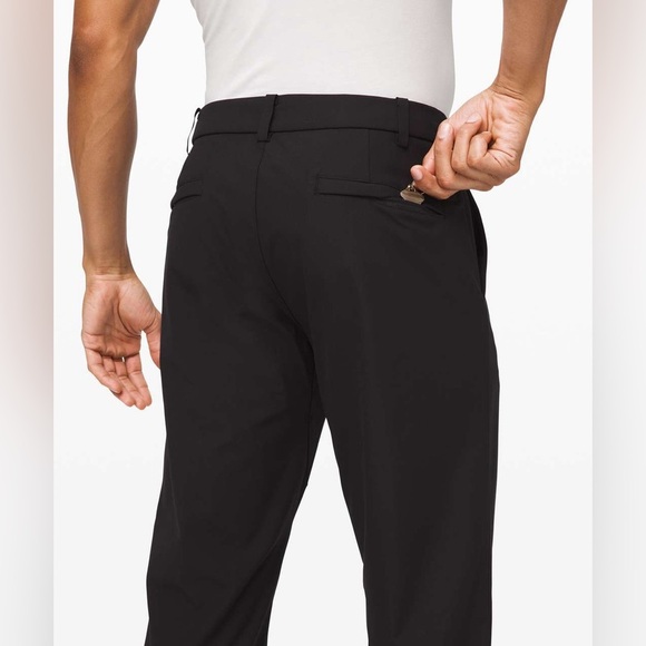 Lululemon Commission Pant Classic *Warpstreme 34" Black Size 36 - Picture 6 of 13